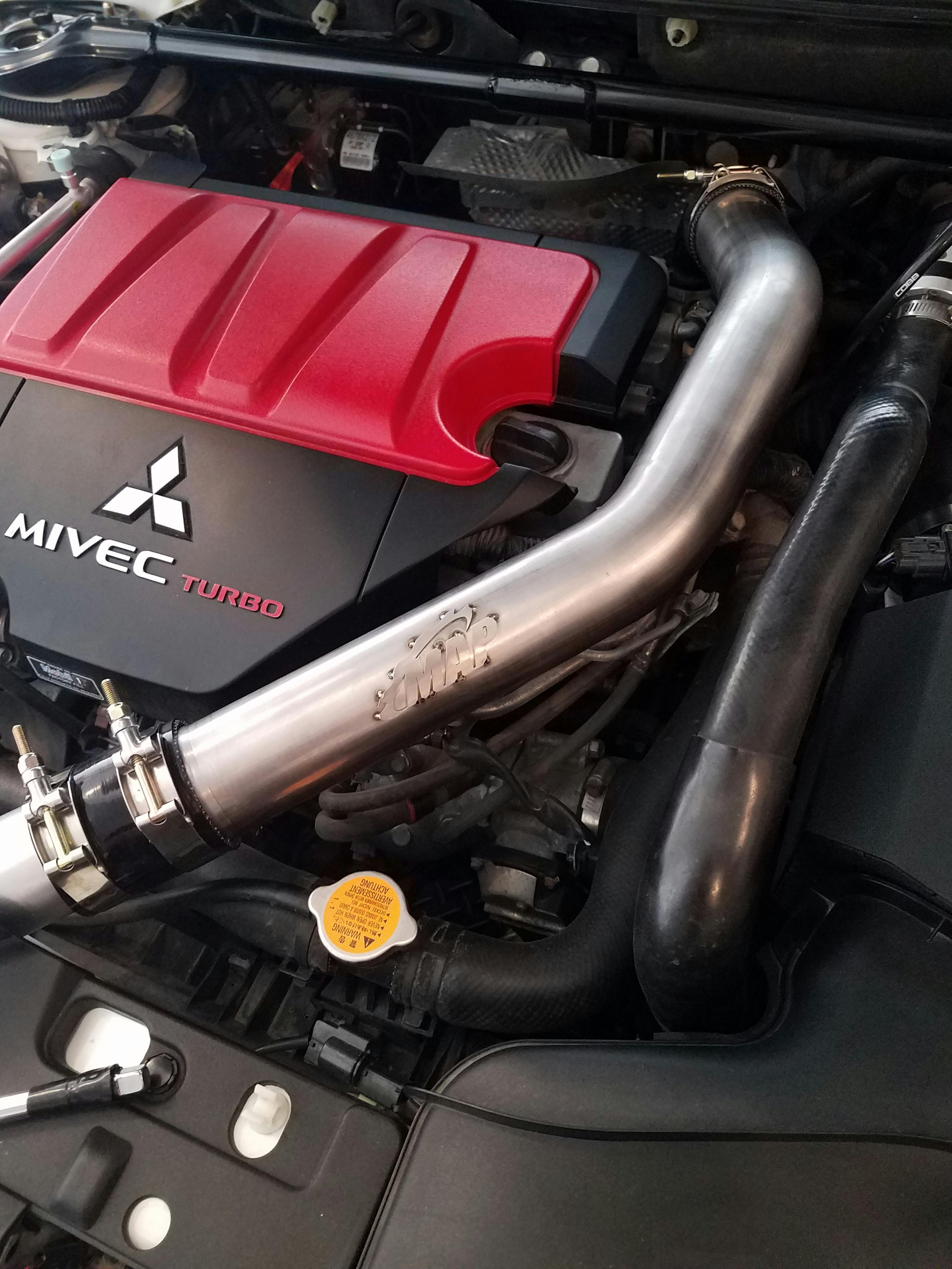 MAP Upper Intercooler Pipe (Rear) 20082015 Mitsubishi Evo X (EVOXU