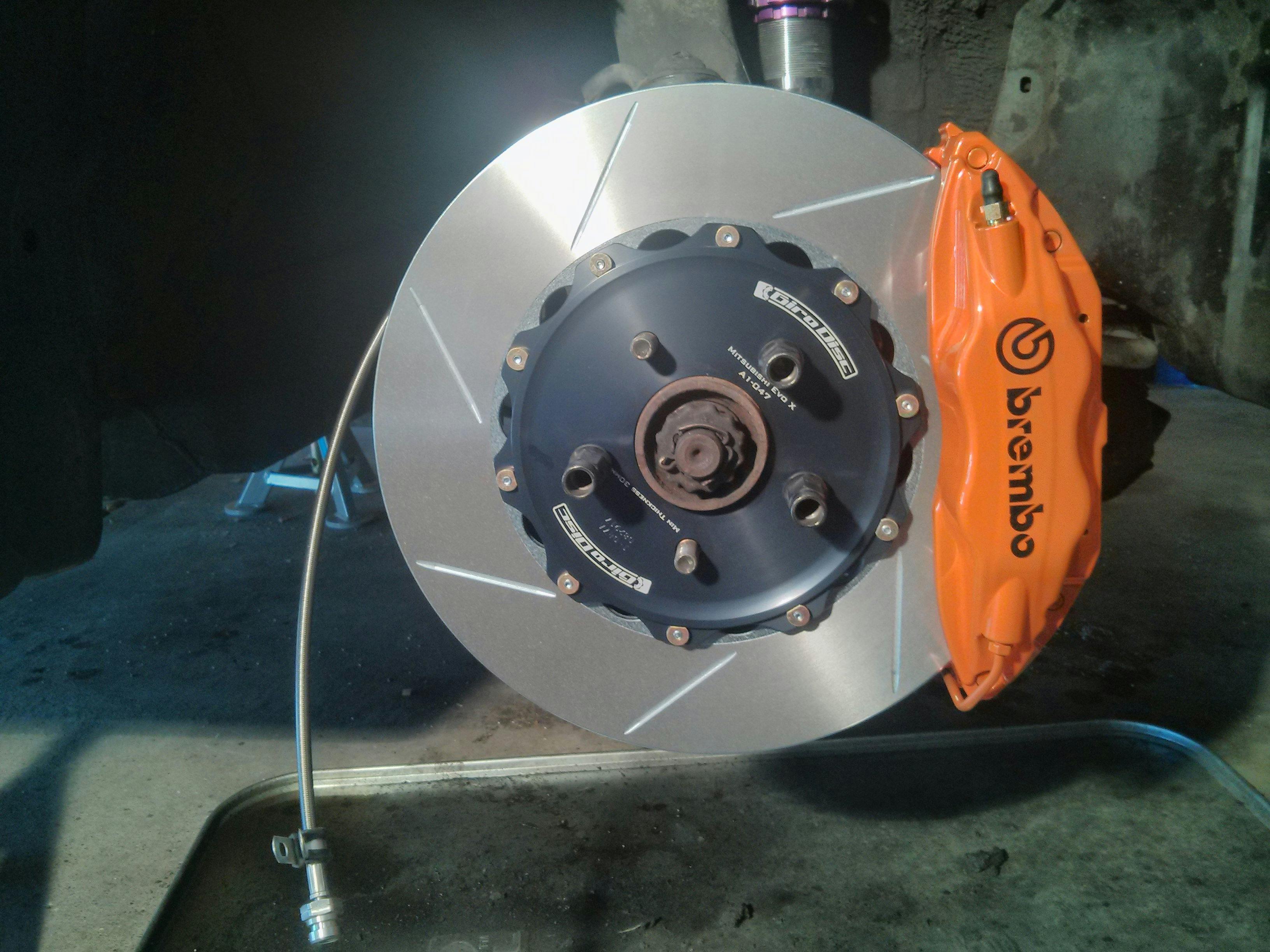 Girodisc Front Slotted 2pc Rotor Set for EVO X Modern Automotive