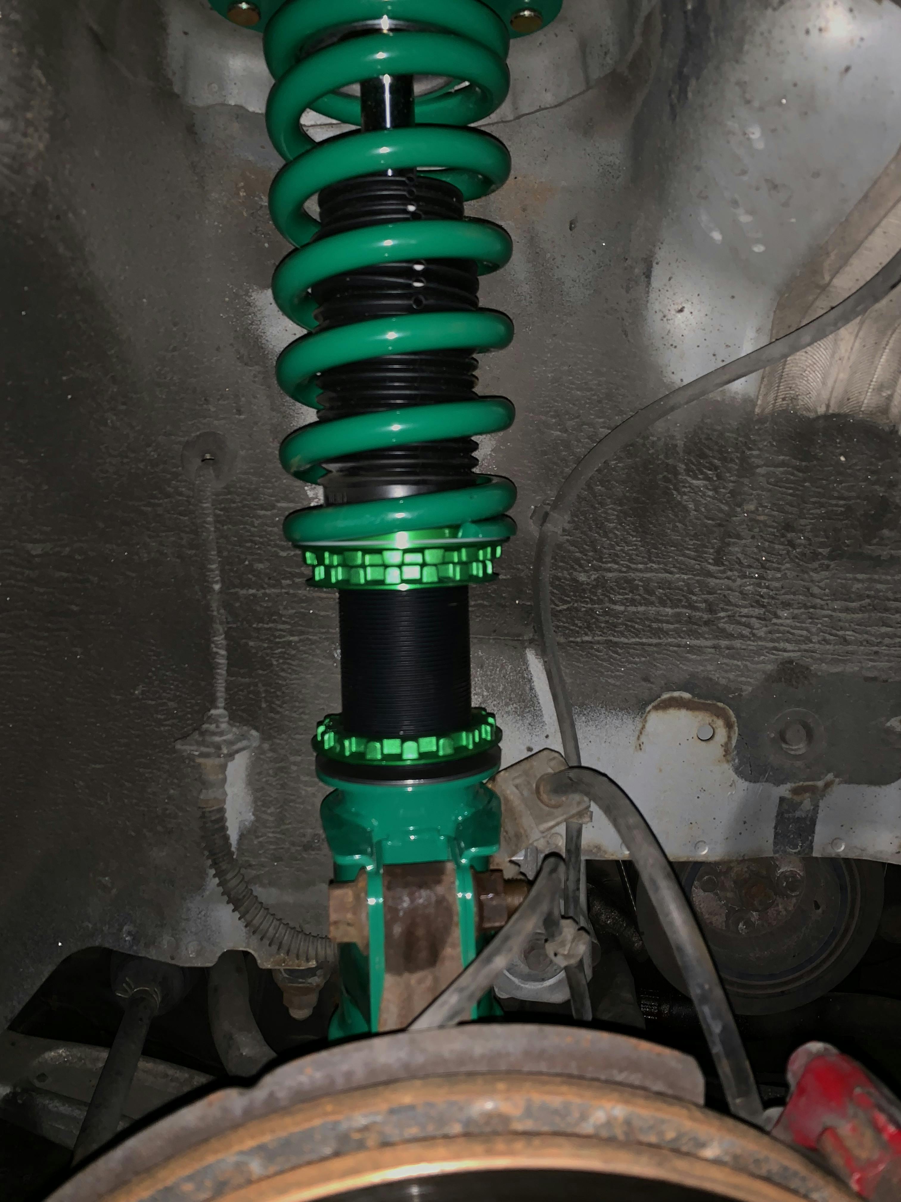 coilover install evom coilover install evom