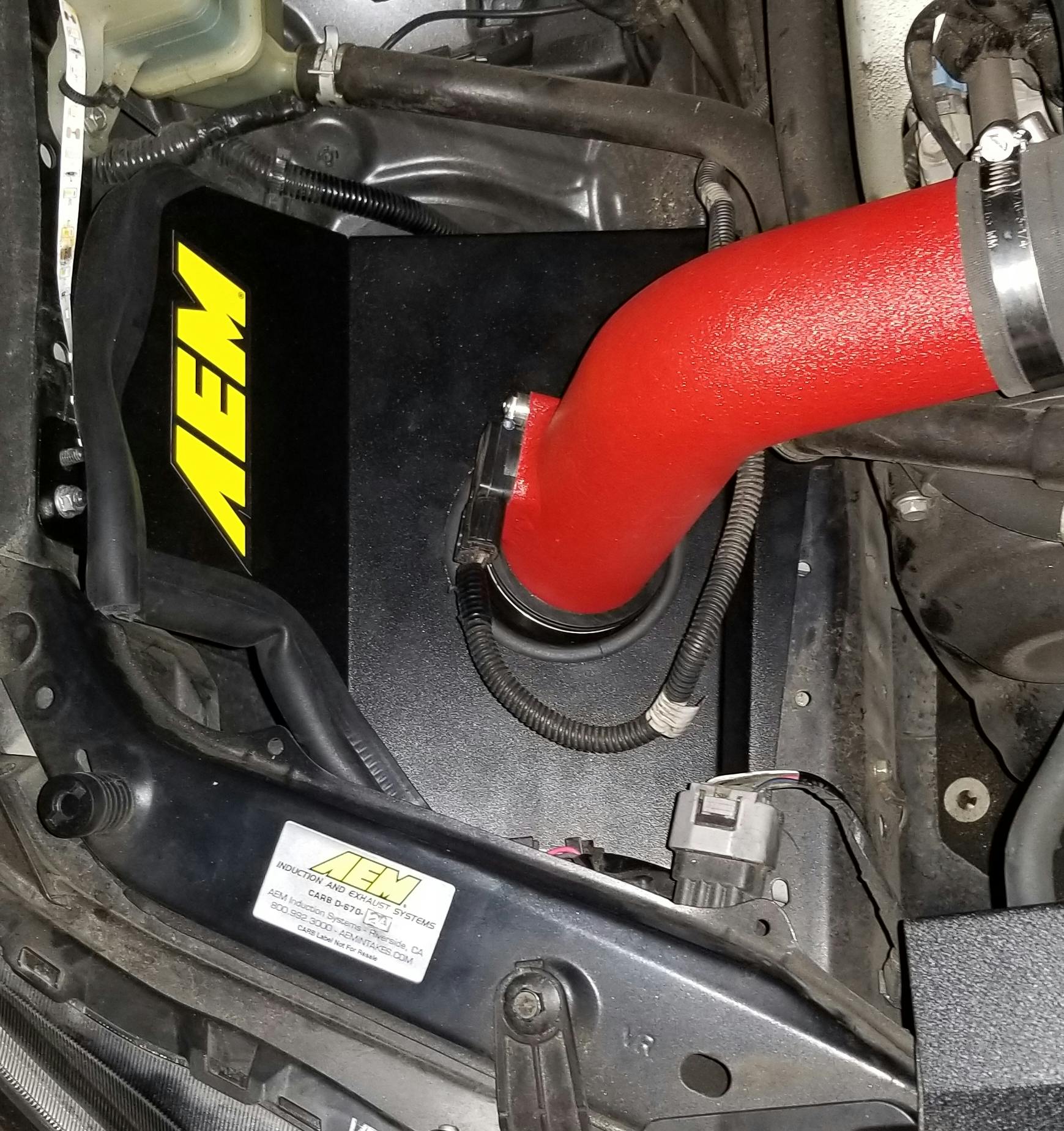 STi AEM 21-735WB Cold Air Intake System for 2015 Subaru WRX