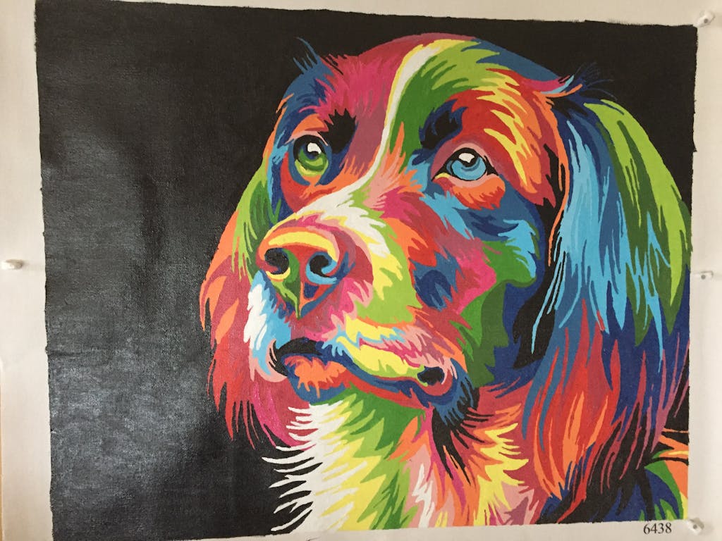 Psychedelic Dog | My Paint by Numbers