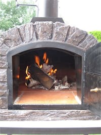 Famosi Brick Wood Fired Oven with Cork Finish