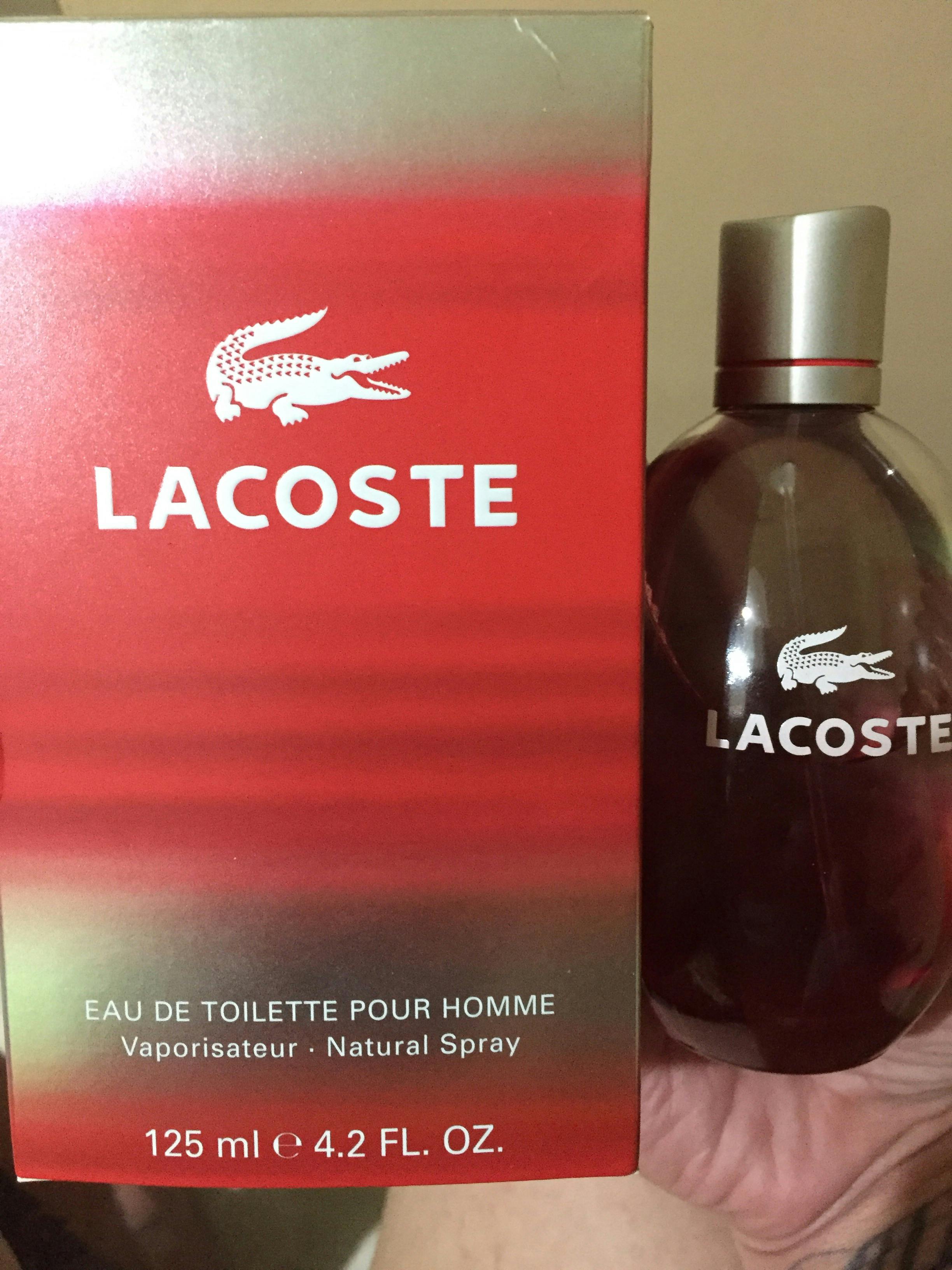Lacoste Red In Style Play 125ml | Branded and Authentic Perfumes Men Women