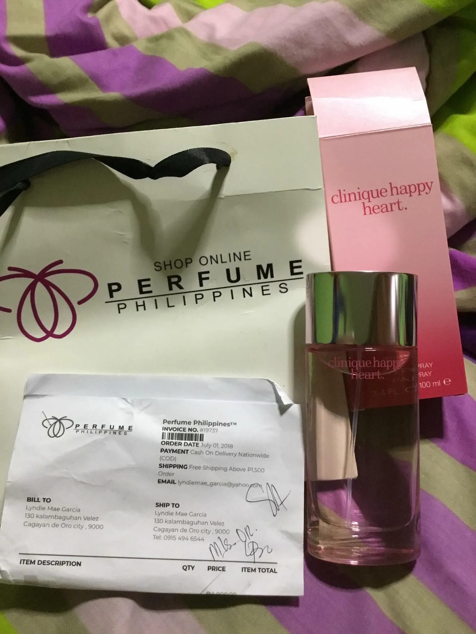 Clinique Happy Heart 100ml Perfume Philippines Perfume Philippines™