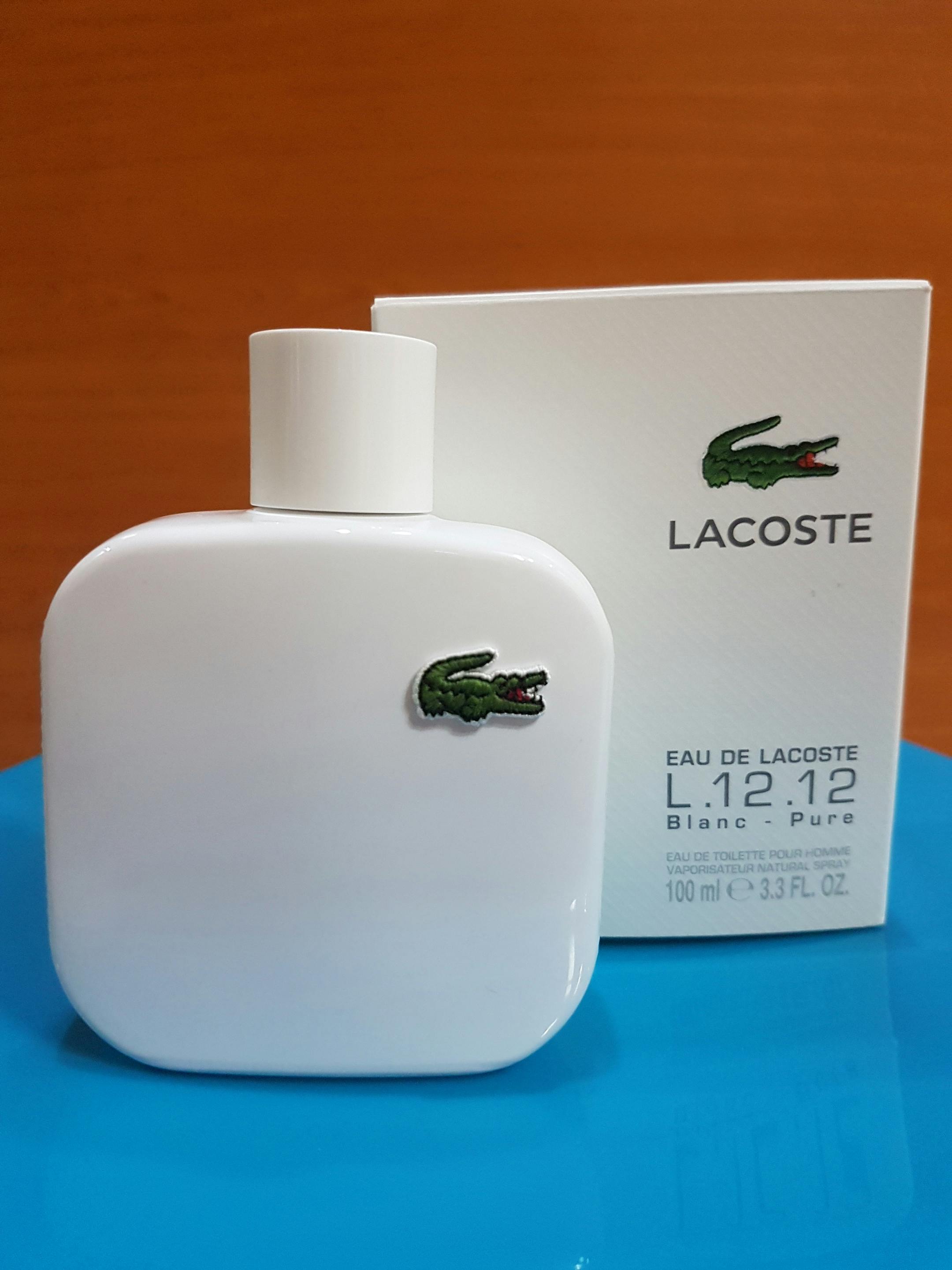 lacoste l12 white
