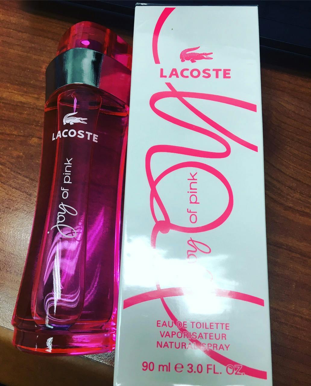 lacoste pink of joy
