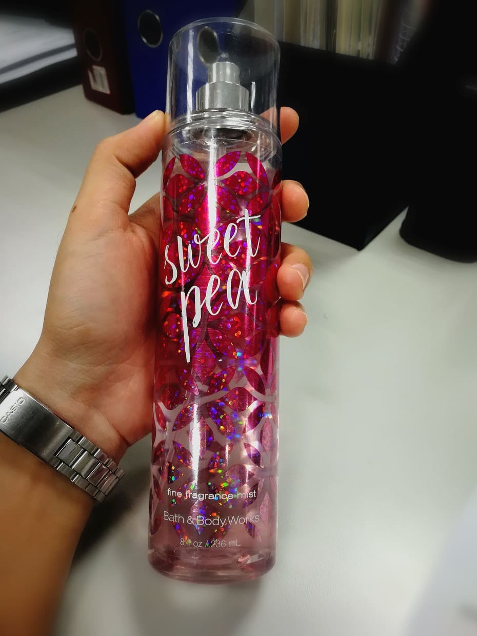 body mist sweet pea