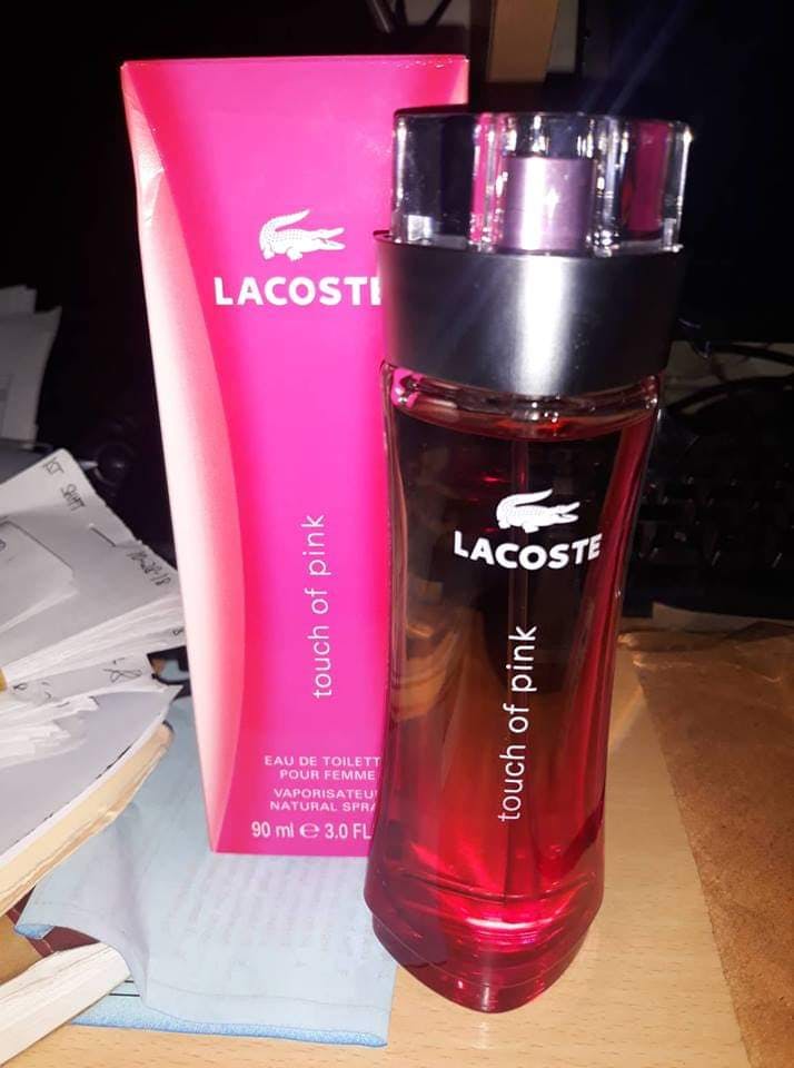 lacoste pink of touch