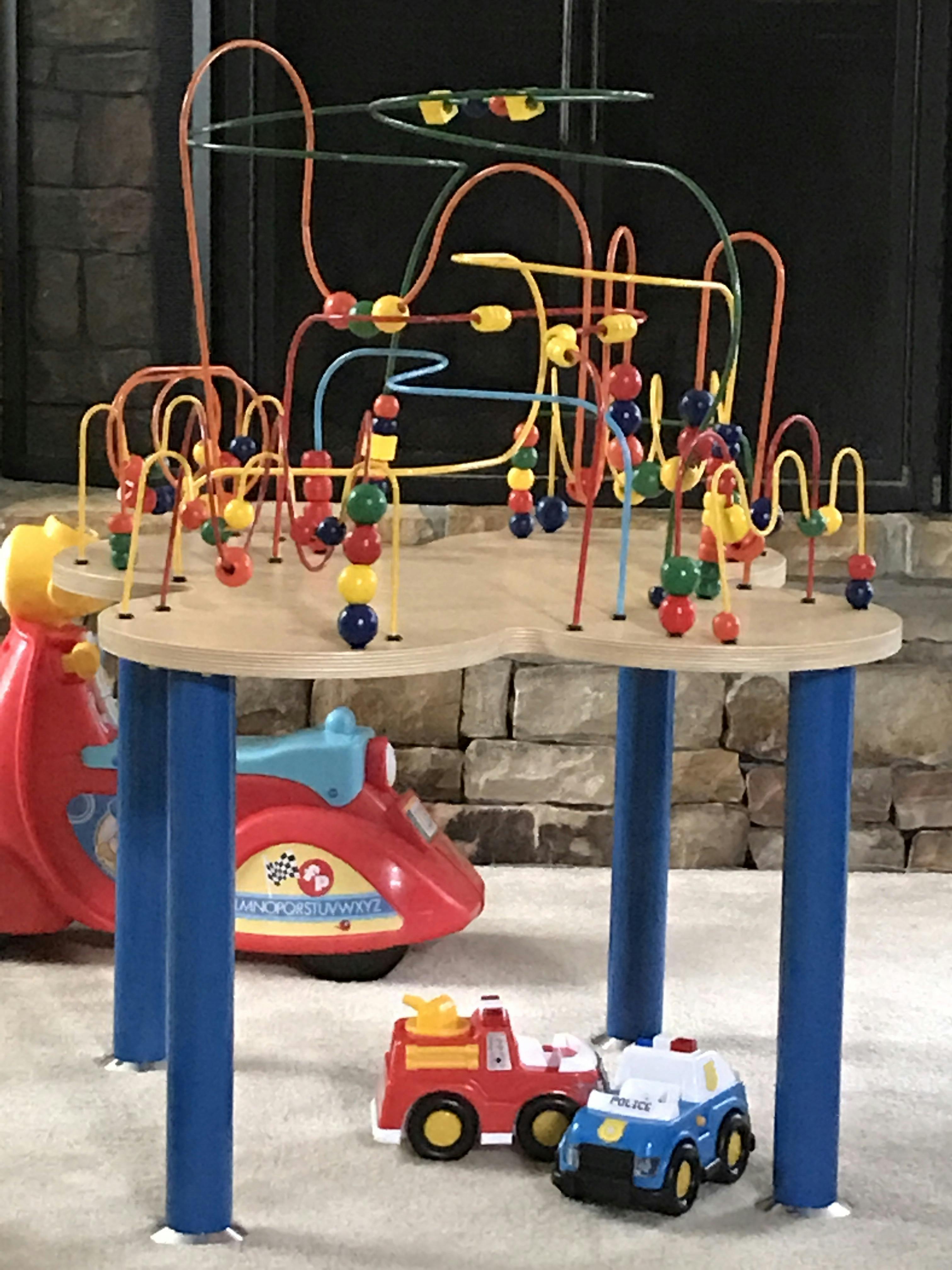 Fleur Rollercoaster Bead Toy Table FL1000 Waiting Area Fun for Kids