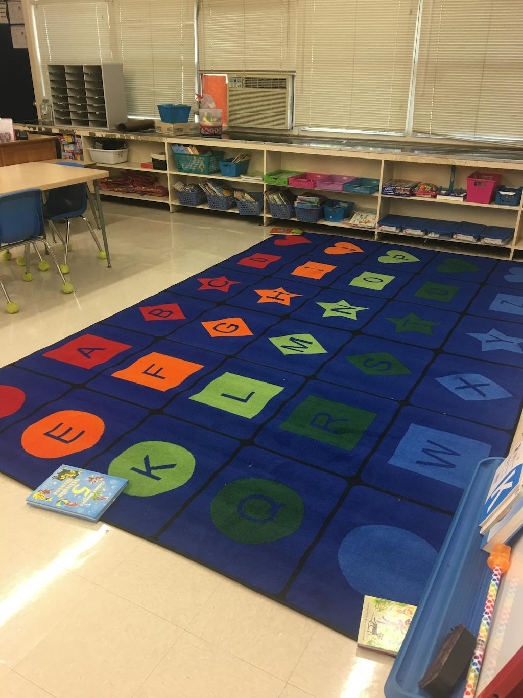 Simple Shapes Seating Rug