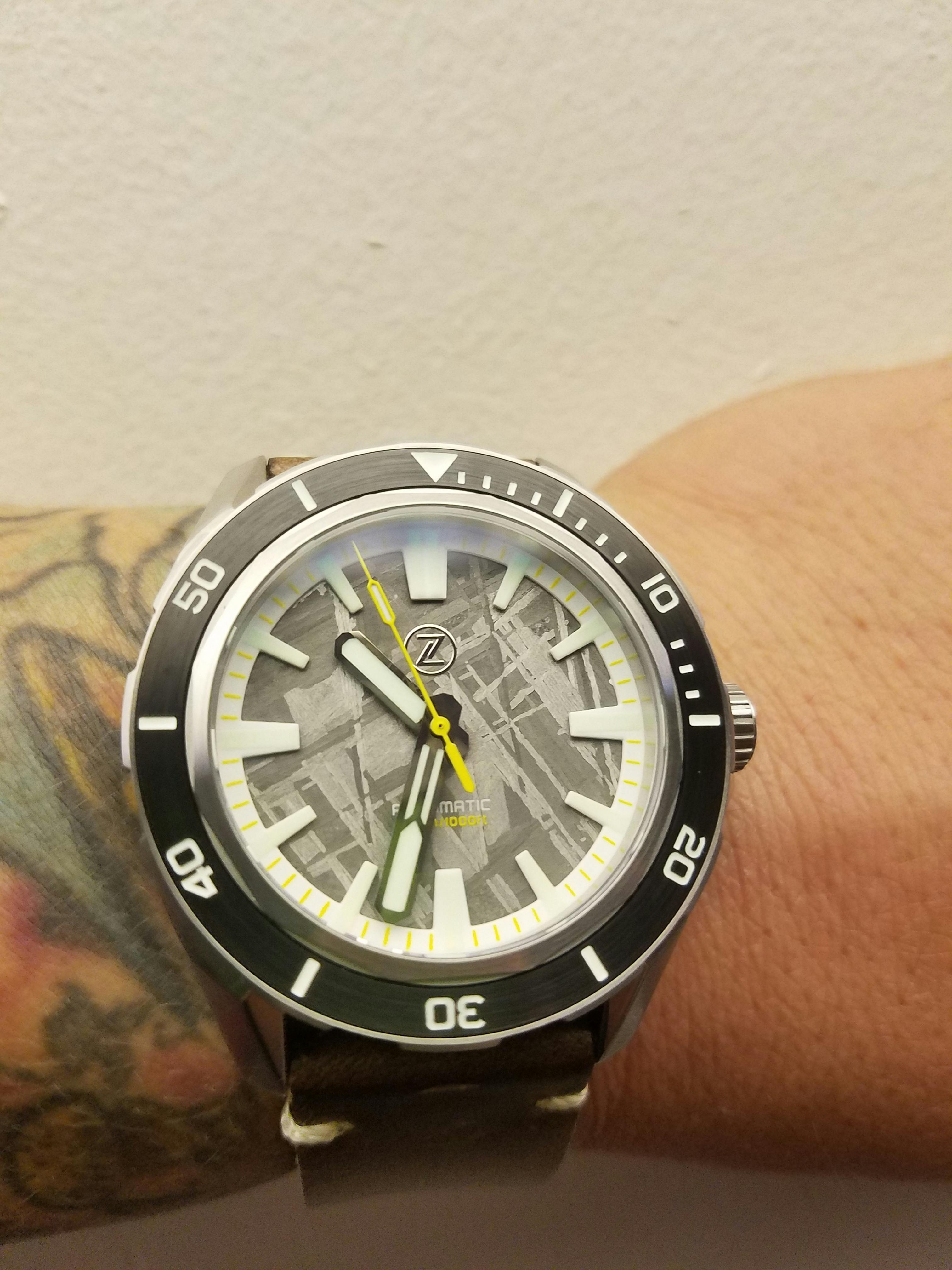 Zelos Swordfish Meteorite NH35 - SeriousWatches.com