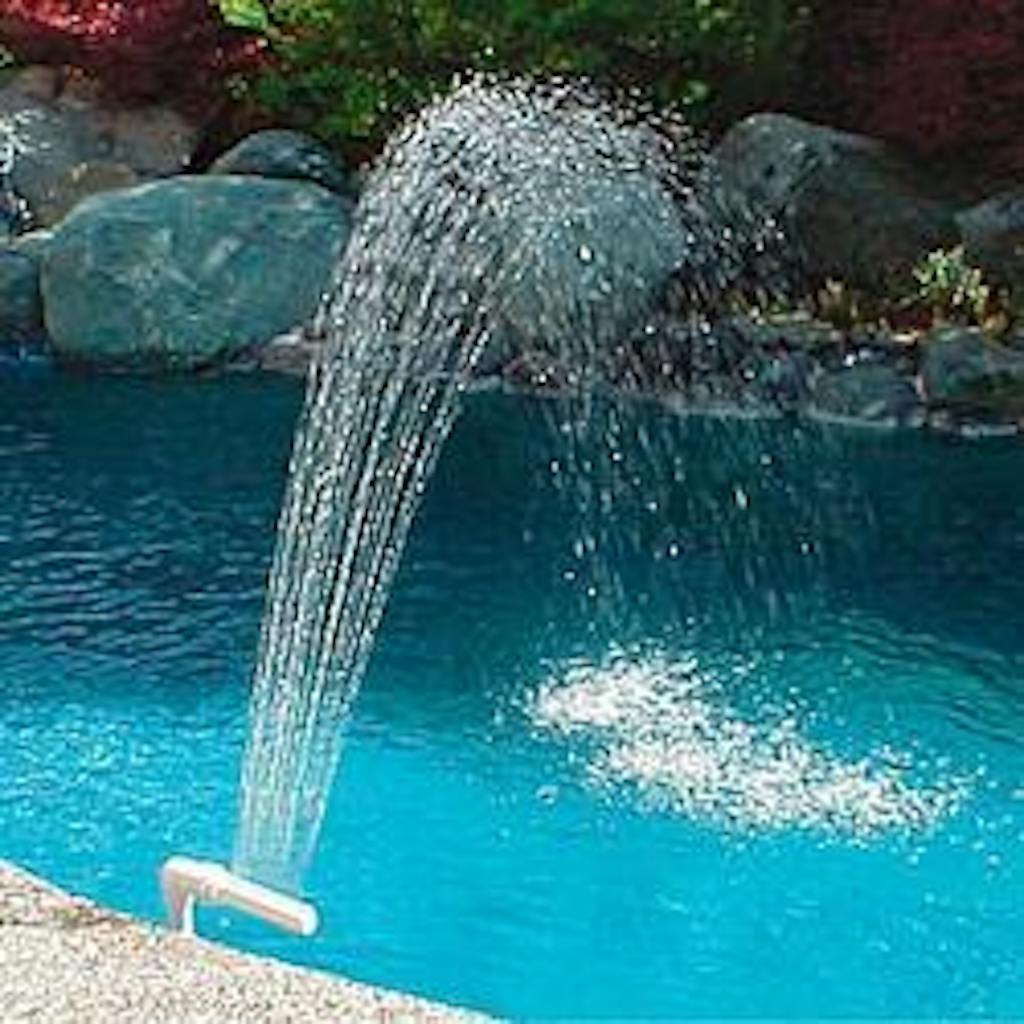 poolmaster swimming pool and spa waterfall fountain