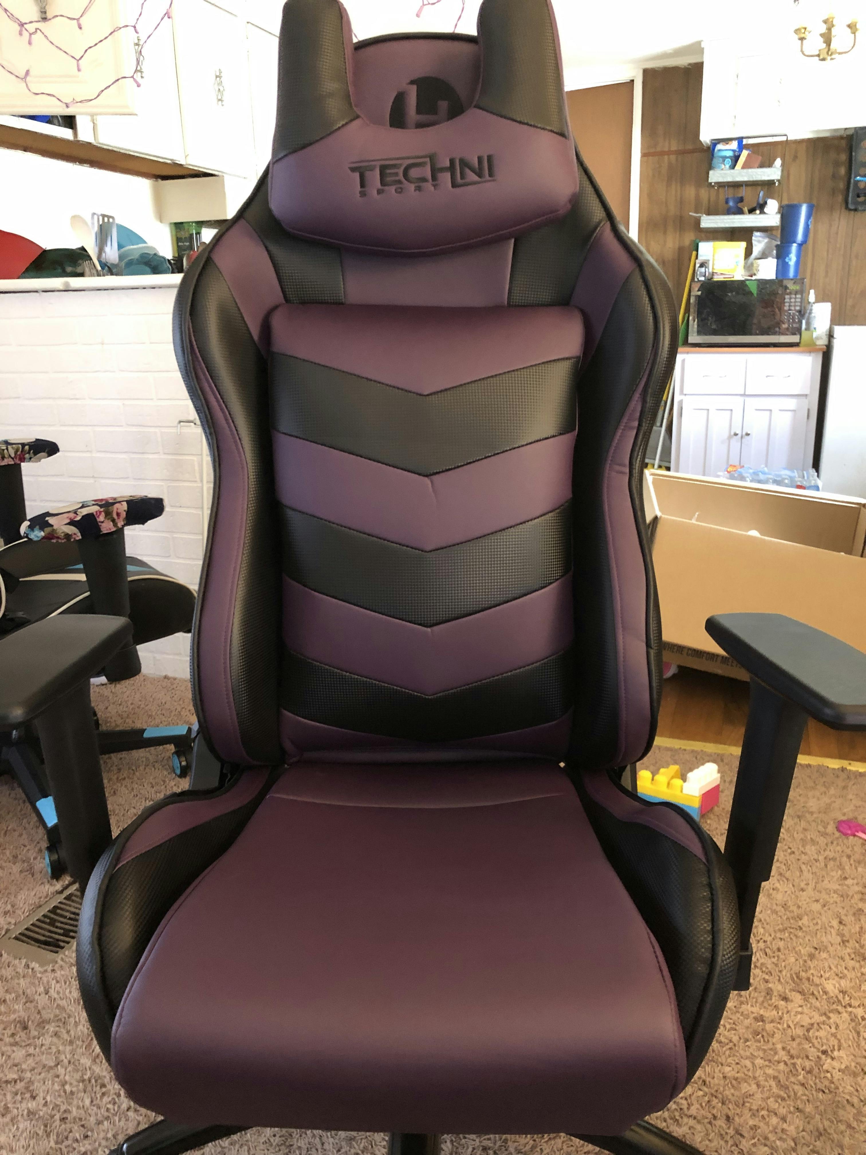 TS61 COMFORT PLUS Purple Gaming Chair – Techni Sport