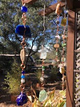 Jumbo Brown Swirl Recycled Glass Beads (23mm)