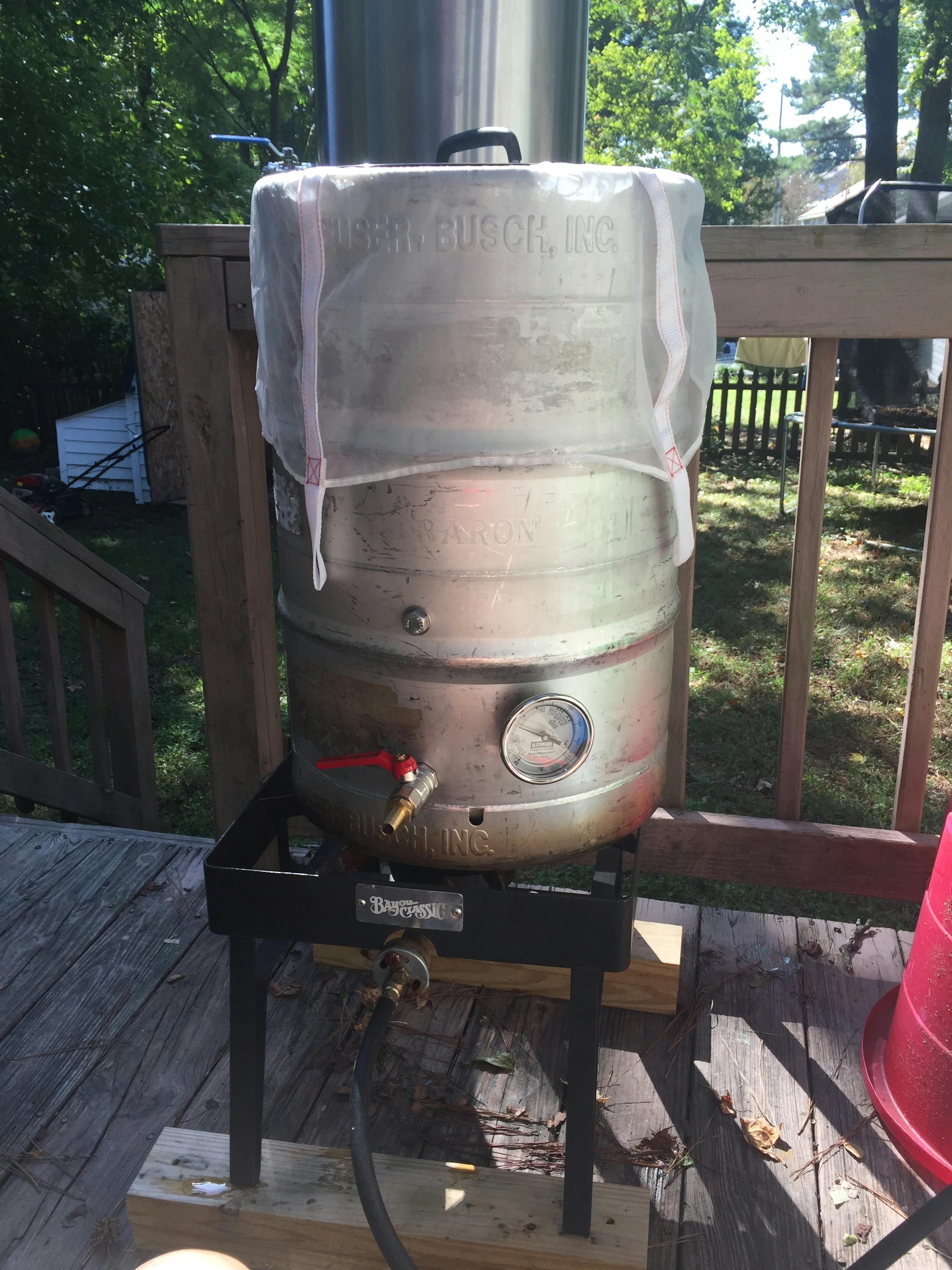 The Brew Bag for Keggles A no sparge mash tool for brew in a bag.