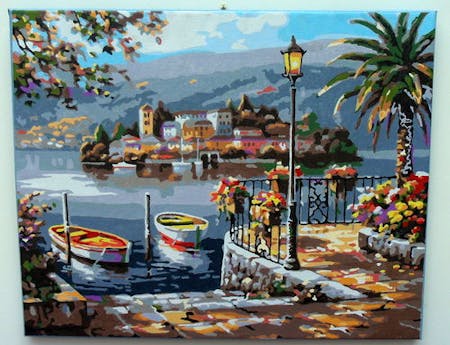 Italian Lake - Paint by Numbers Kit for Adults