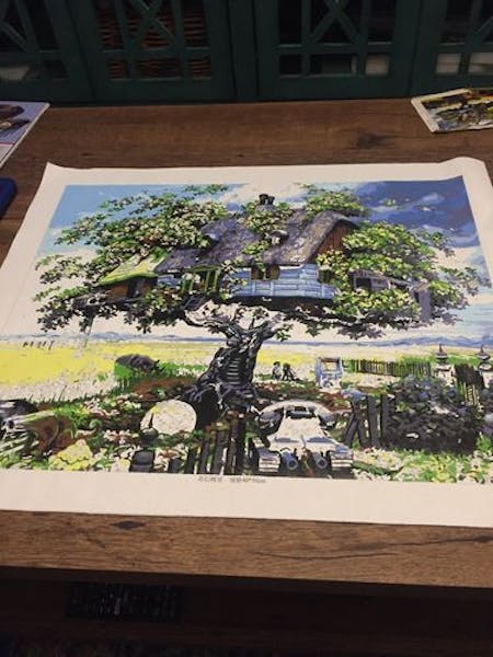 Fairy Tale Tree House - Paint by Numbers Kit for Adults
