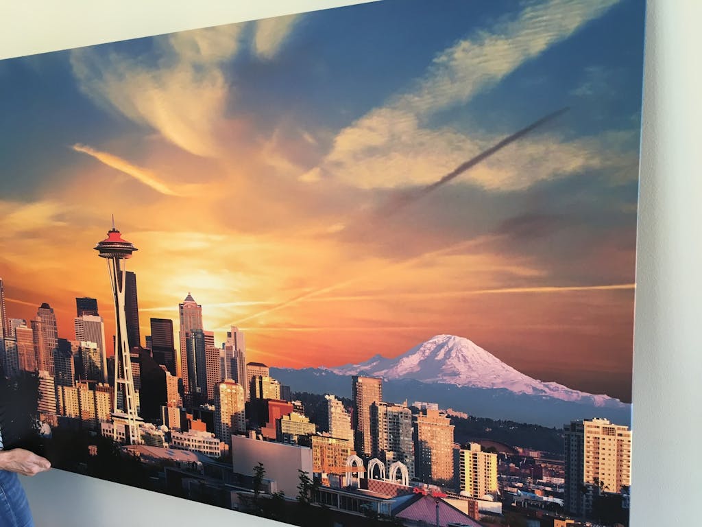 Stormy Chicago Skyline Canvas - Zapwalls