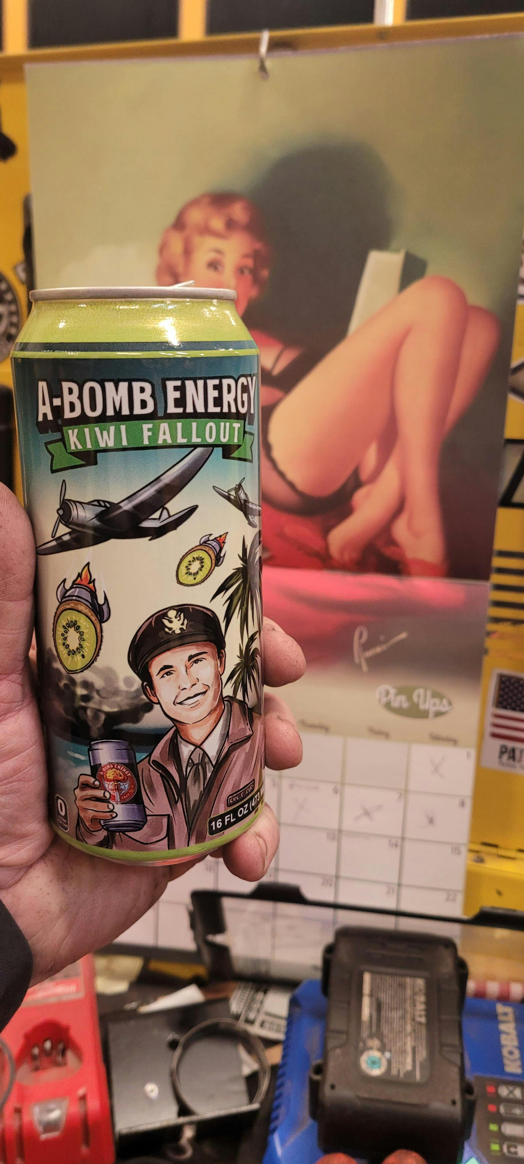 Energy Drink- Kiwi Fallout 12ct – A-Bomb Energy