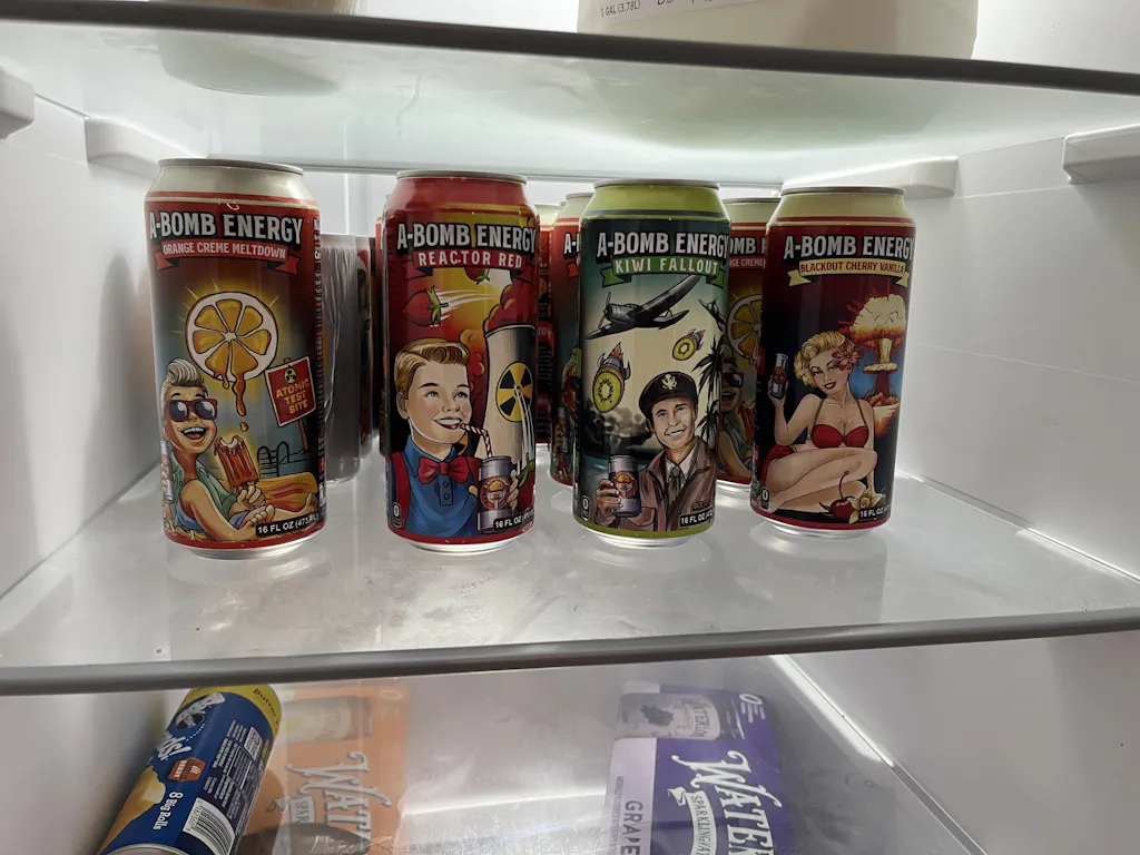 Energy Drink- Kiwi Fallout 12ct – A-Bomb Energy