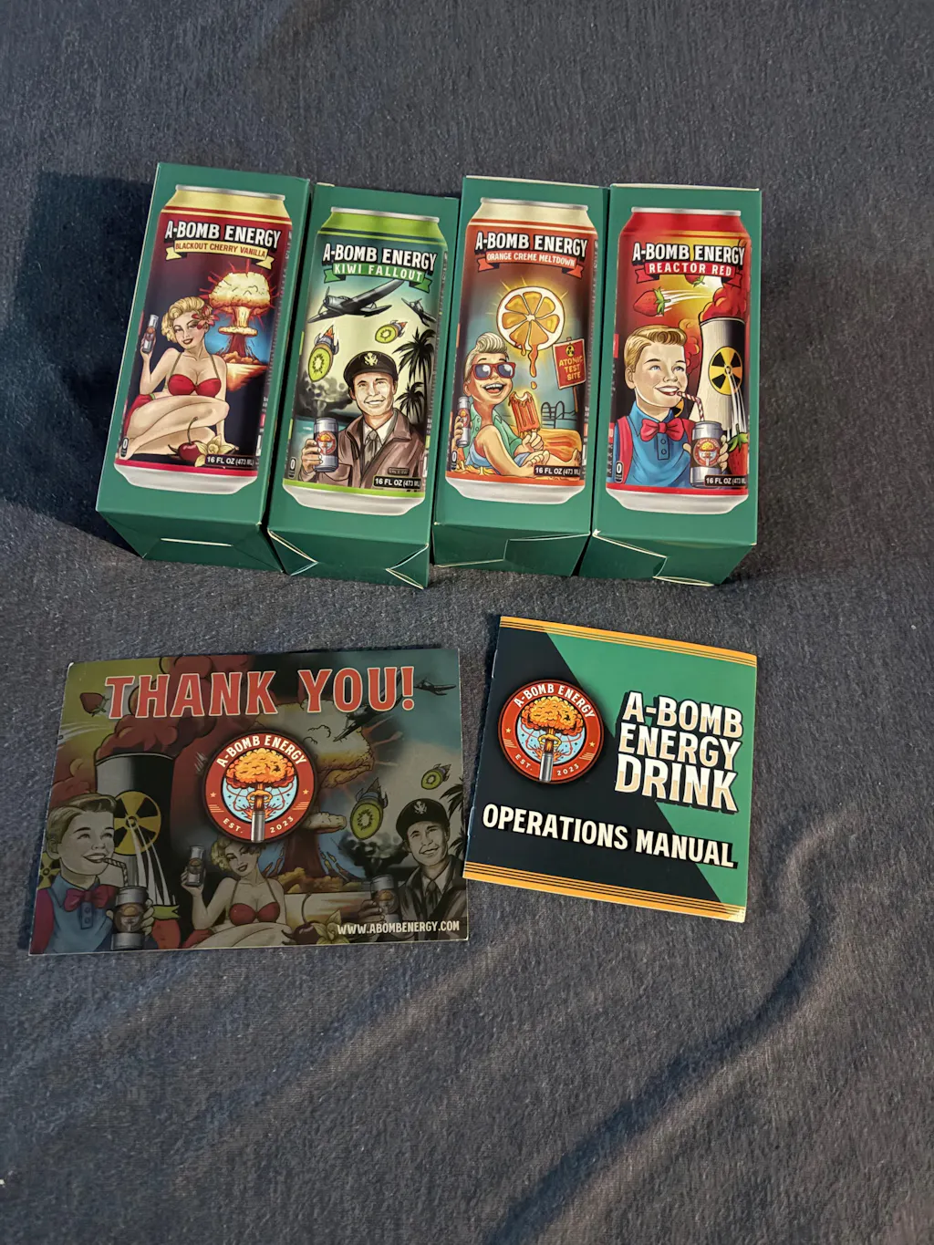 A-Bomb Energy Drink Sample Pack 4ct