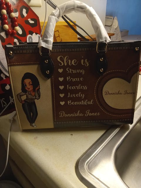 Personalized Leather Bag - Gift For Nurse - A Beautiful Day To Save Lives