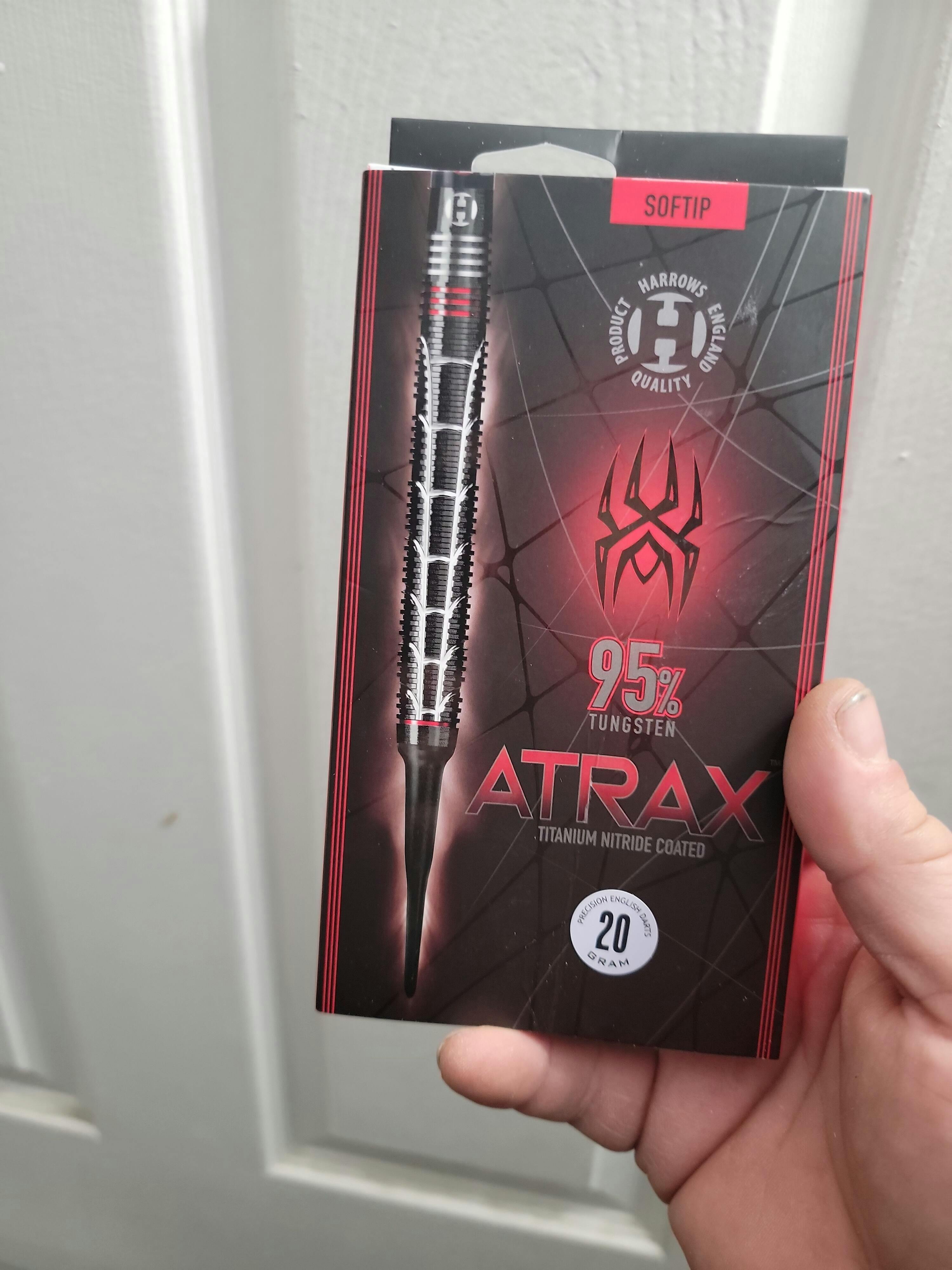 Harrows Atrax Soft Tip Darts - 20gm