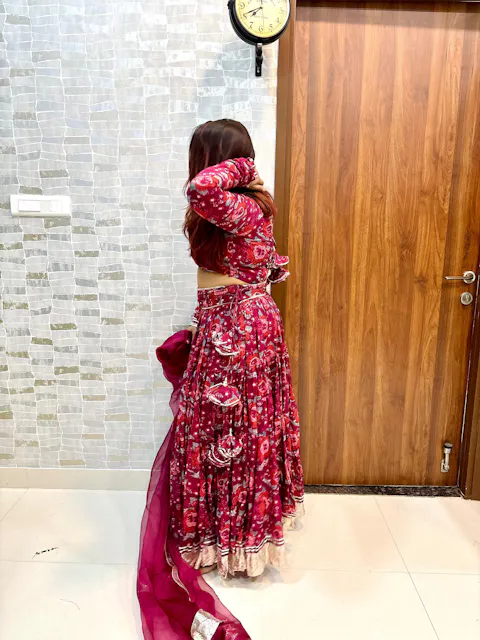 Inina Chanderi Lehenga Set