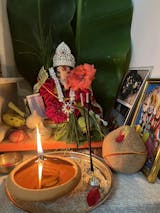 Handcrafted Silver Haar for Ganeshji