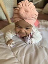 Satin-lined Knot Turban for babies – Aarin & Co.