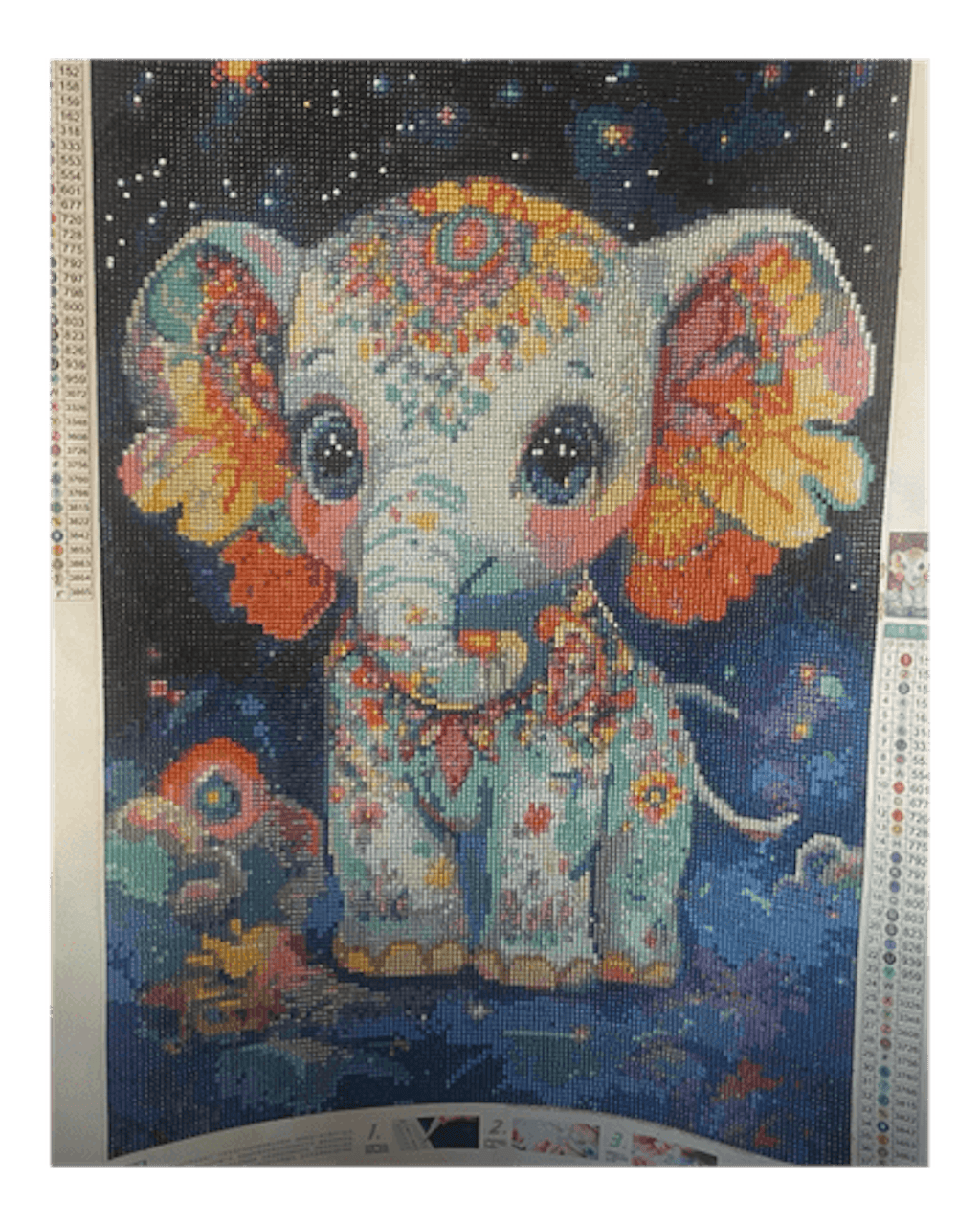 Starry Sky Elephant Diamond Painting