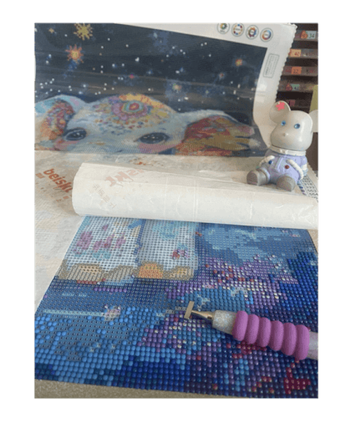 Starry Sky Elephant Diamond Painting