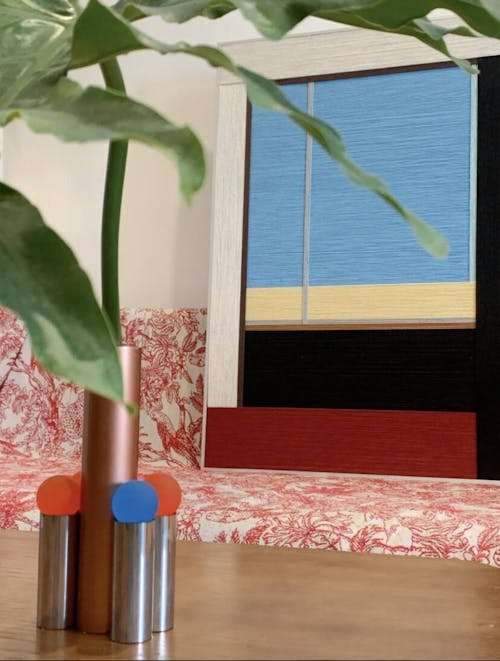 After the Beach Walk — Fiber Art