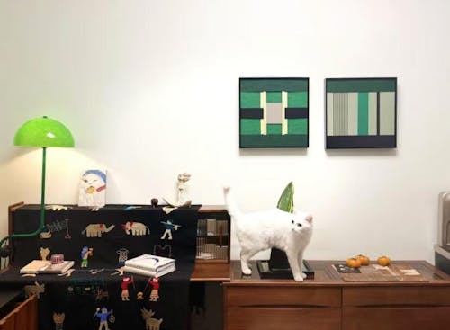 Green Glow — Fiber Art