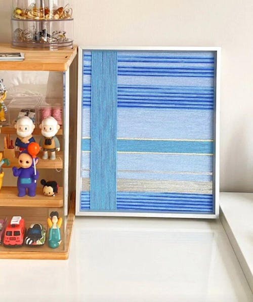 Blue Sea — Fiber Art