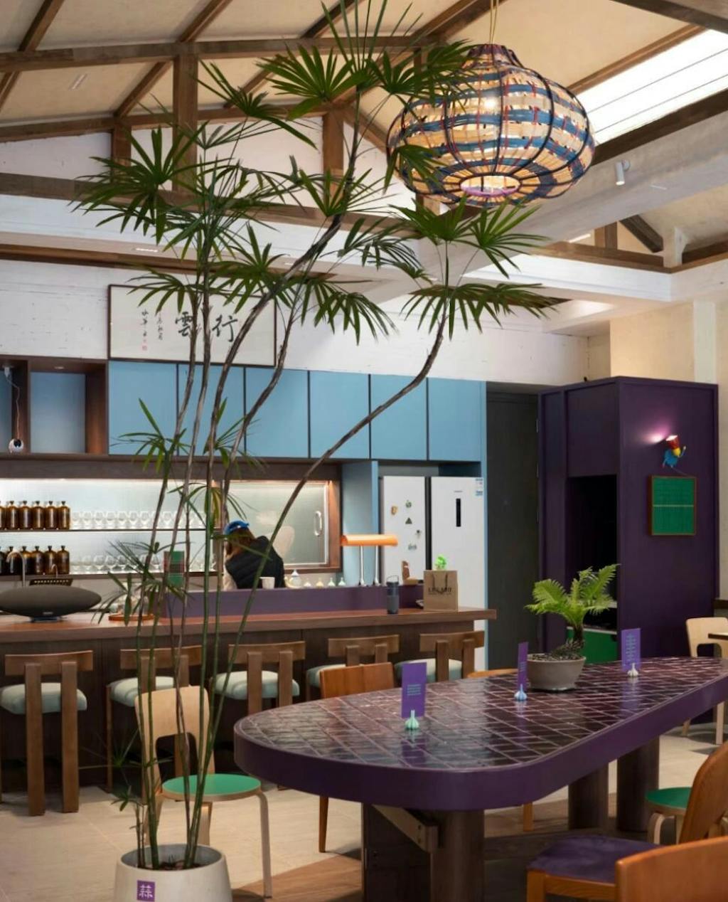 "Green Shadow Weave" — Textured Fiber Wall Art