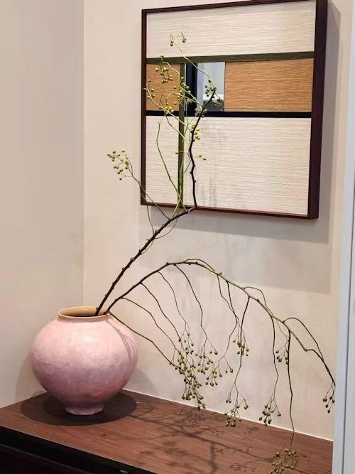 "Through the Mirror" — Textured Fiber Wall Art