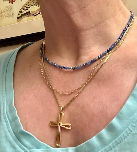 Blue Kyanite Necklace