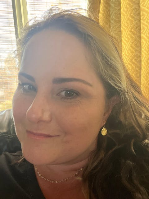 Hammered Gold Disc Hoop Earrings