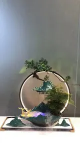 Incense holder backflow Led Lamp Circulating water fountain indoor