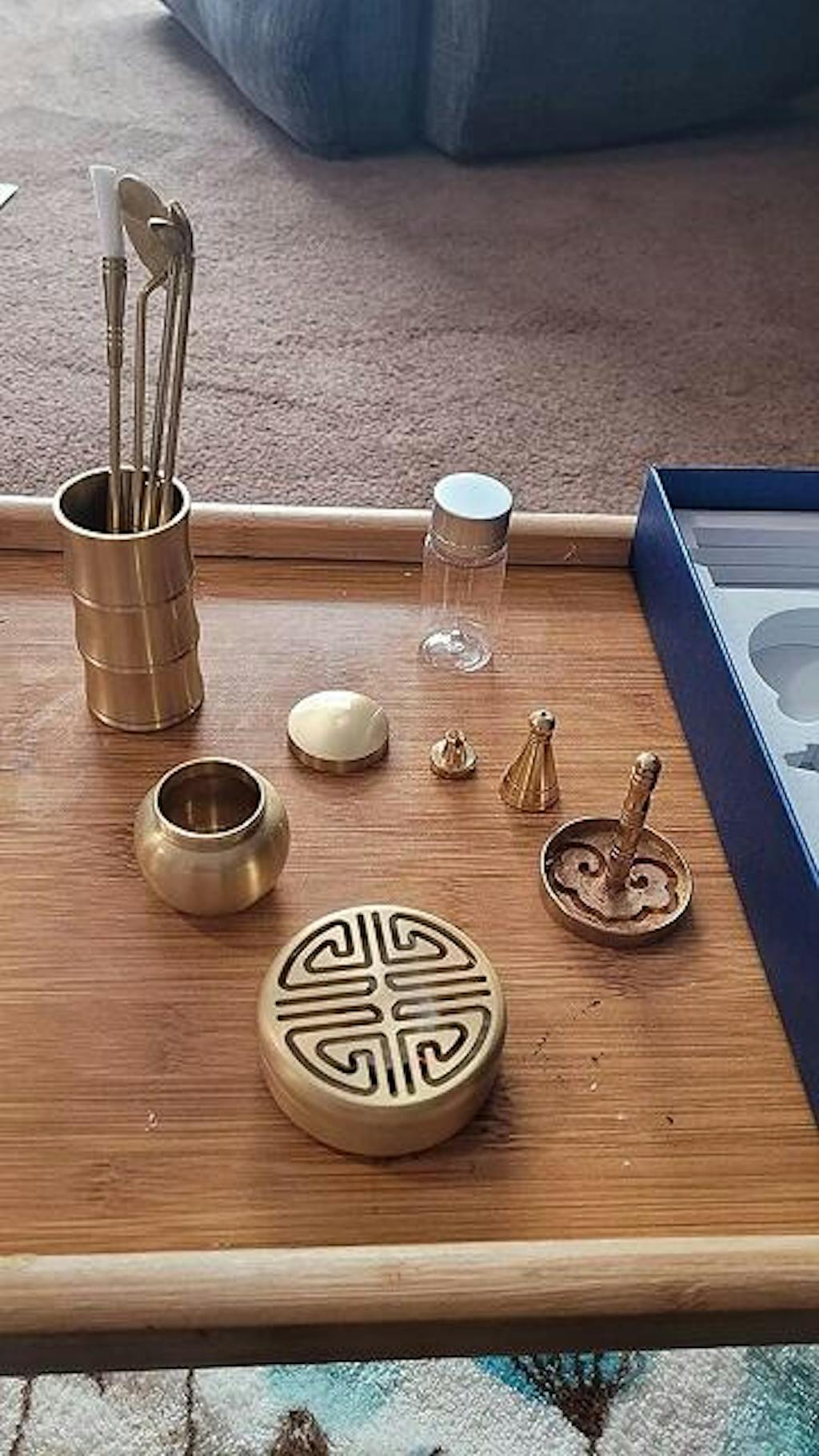 Powder Incense Burner Brass Kit acacuss