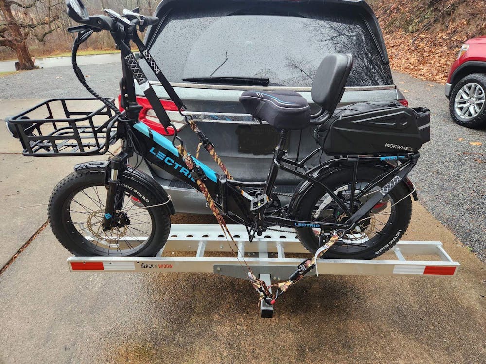 Black Widow Aluminum Motorcycle Carrier - 400 lb. Capacity