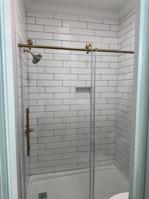 60" X 74" Frameless Sliding Shower Door – Adjustable, Durable 304 Stainless, Easy-Clean