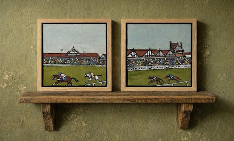 Deep Edge Oak Floating Frame & Box Board Canvas (40mm)