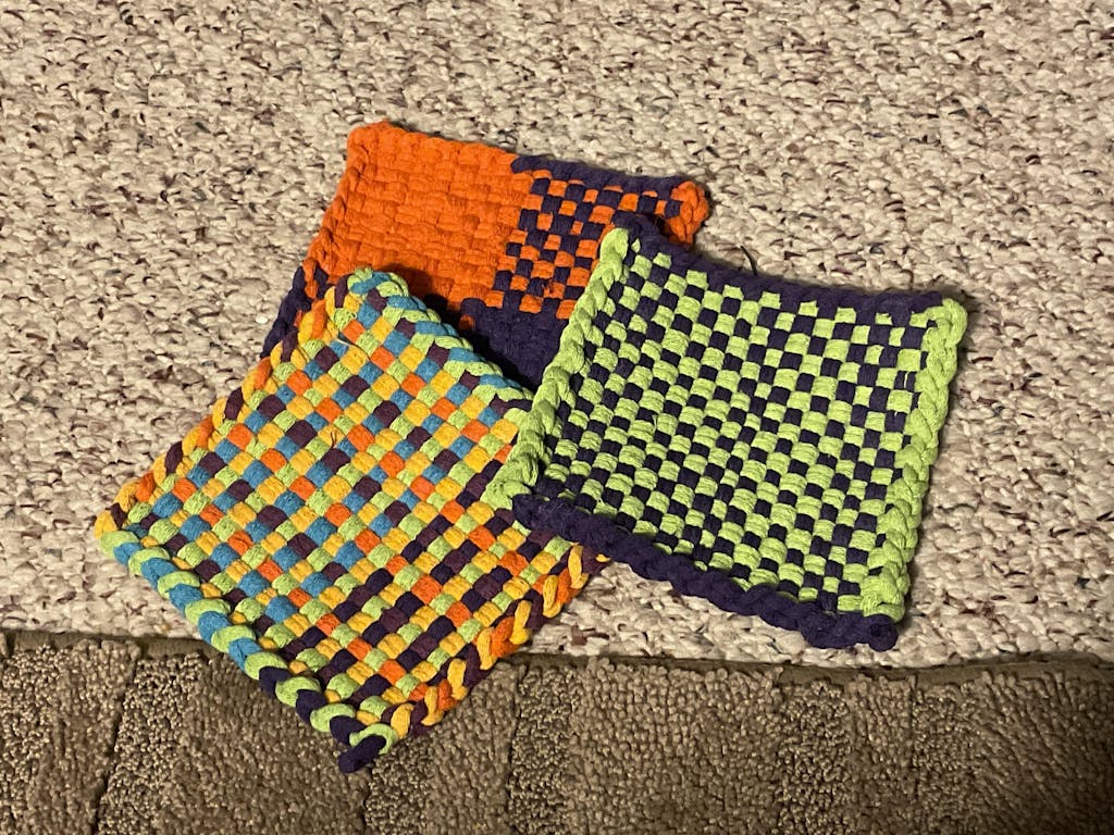 Acorns & Twigs Potholder DELUXE Loom by Friendly Loom™ (Traditional Size)