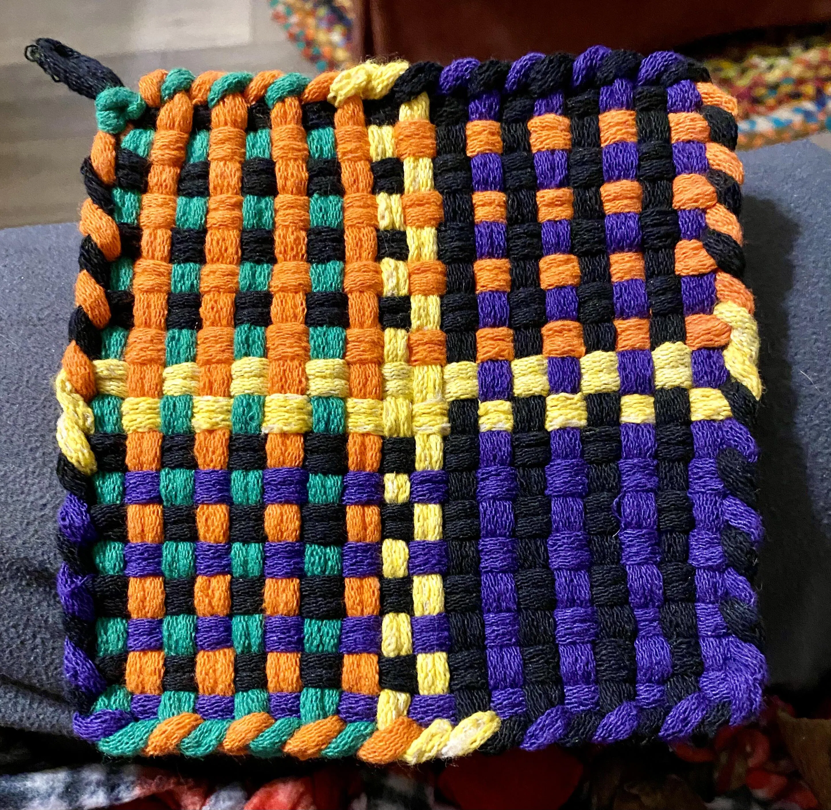 Acorns And Twigs Potholder Loops