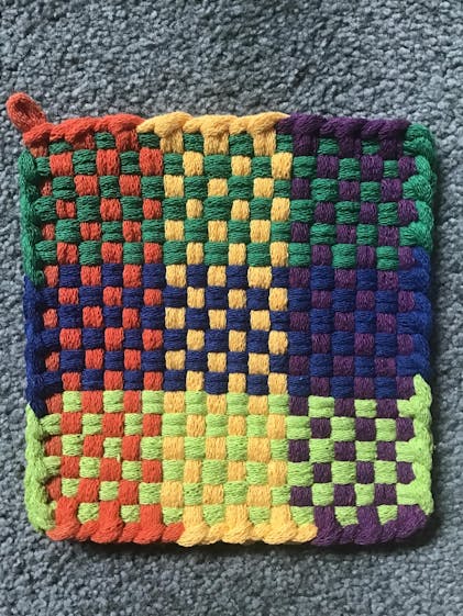 GLOBLELAND 600 Pieces 6 Colors Pastel Loom Loops Potholder Muti-Colored Weaving Loom Loops Potholder Loops Elastic Weaving Craft Loops For DIY Colorful Weaving Crafts For Adults DIY Crafts Supplies
