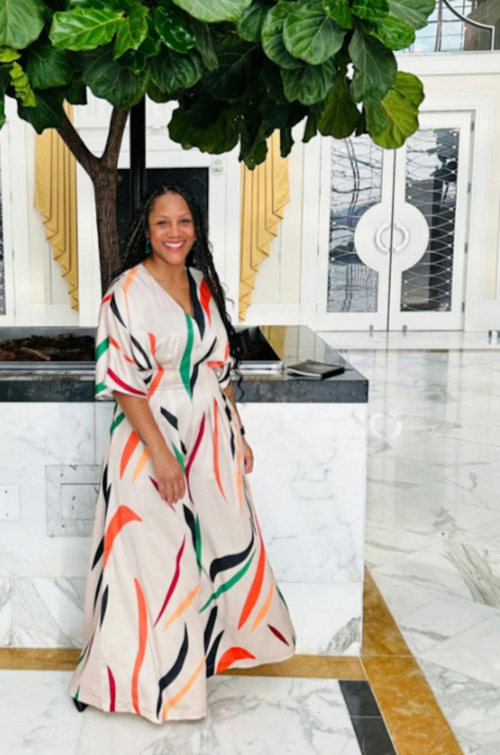 V Neck Wide Leg Jumpsuit