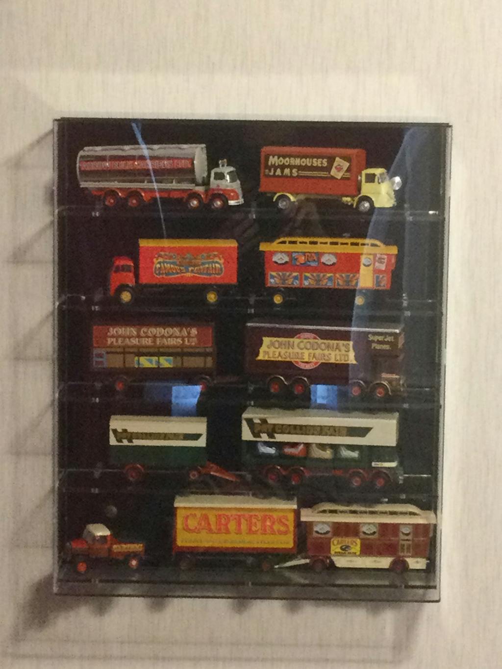 Acrylic Model Wall Display Case for 150 Scale Model Trucks 5 Shelves