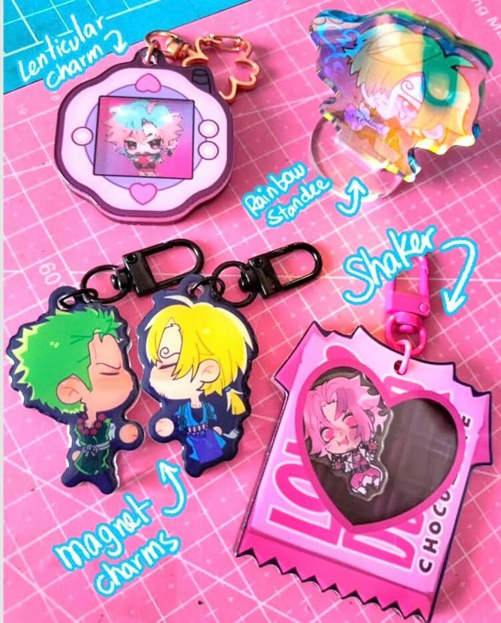 Custom Lenticular Pocket Pet Charms| Acrymee